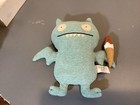 Uglydoll Plush Blue Bat Holding Ice Cream Cone Ugly Doll Stuffed Toy