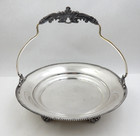 Antique Fb Rogers Silver Co Quadruple Plate Brides Basket Silverplate Bowl