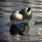 Mr  Hippo Figurine