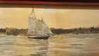 Sailing Ship American Watercolor  1905 Ross Turner  new York 1847 - 1915 