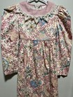 Vintage Long Sleeve Dress For Girls Size 6 Made In Usa 100  Cotton Lace Collar