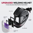 Arccaptain 3 94 x3 66  Welding Helmet Auto One Size And Adjustable  Black 