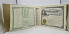 Vintage Capital Stock Certificate Book - 30 Blank Goes Stocks