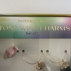 Paper Source Stone 6 Wine Charms