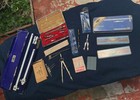 Lg Lot Vintage Engineering Architect Drafting Tools Alvin West Germany Machinist