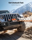 Vevor Electric Winch 12000 Lbs 12v Truck Winch With 75 5 Ft Synthetic Rope