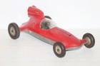 Vintage 1950s Cox Thimble Drome Prop Rod Tether Race Car Metal Base W  Canopy