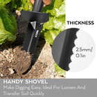 Metal Detector Shovel Heavy Duty Double Serrated Edge Digger Detecting Digging