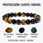 Pulsera Triple Protecci  n Para El Dinero  Salud Y Amor Bracalete De La Suerte