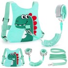 Toddler Leash-baby Walking Safty Harness And Child Anti Lost Wrist Link Green