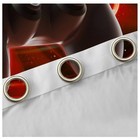 Boys Games Room Window Curtain Red Black Gaming Console Two Panels 38 x45  New