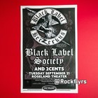 Black Label Society   2cents 2010 Concert Promo 11x17 Street Poster  
