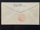 Japan Postal History 1954 Airmail Jal First Flight Tokyo To Okinawa Ffc