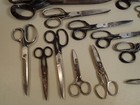 Vintage Scissors Lot Of 20 Shears Clauss  4b Wiss Griffon Pinking Hyde Koeller