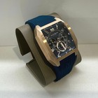 Technomarine Aqua Quadrant Men s Chronograph Rose Gold   Blue Watch