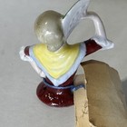 Antique German Half Doll Pin Cushion Arms Away  Hand Fan