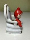 Vtg Christmas Pixie Elf On Chair Mcm Ceramic Japan Collectable Hard To Find