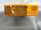 Vintage Collectible Carborundum Sharpening Stone  118 Fine 8 X 2 X 3 4 Nice 