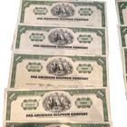 Pan American Sulphur Company Pasco Stock Certificate Lot  100 Shares   Lot Of 17