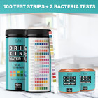 17-in-1 Drinking Water Test Kit - 100 Strips   2 Bacteria Tester Kits - Well  Ta