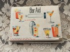 Vtg Mcm 1950s bar Aid  cocktail Mixed Drink Recipe Rolling Guide W Original Box