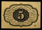 1862-63 5c First Issue Uncirculated Fractional Postage Currency 