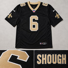 New Orleans Saints Tyler Shough Black Vapor Untouchable Stitched Limited Jersey
