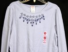 Nwt 2005 Gymboree Winter Princess Lilac T-shirt Beaded Flowers Snowflakes Sz 12