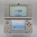 New Nintendo 3ds White W blue   White Quilt  Charger  Stylus   Battery Upgrade