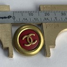 Auth Vtg Chanel Boutique Jacket Suit Blazer Button 3d Cc Logo  18mm