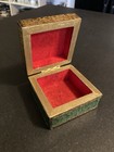 Vtg Firenze Florentine Gold Gilded Box Small Mini Jewelry Trinket Florence Italy