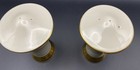 Lenox China Solitaire Ivory W gold Rim Salt pepper Shaker Usa Read Desc Nhh-666