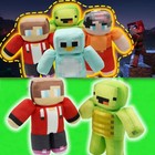 Jj And Mikey Plush Toys Soft Stuffed Game Character Dolls Collectible Gift
