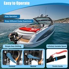4-stroke 6hp 140cc Outboard Engine With Air-cooling System For Inflatable Boats