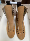 Nos Riedell 130l Roller Skates Tan Suede Leather Size Women s Size 5 Blems
