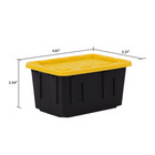 6 Pack Members Mark Mini Tote Bins Viral Tiny Mini Storage Container Yellow Lids