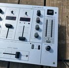 Pioneer Djm-300-s Professional Compact 2-channel Dj Mixer Silver Missing 2 Knobs