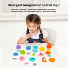 10pcs Dinosaur Sorting Toy Preschool Educational Birthday Gift For Kids