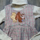 Toddler Girls Vintage Winnie The Pooh Disney Store Embroidered Dress Size 4 5