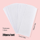 20pcs Cross Stitch Bookmark Kit 14 Count Embroidery Blanks Cotton Fabric Book Ma