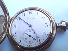 Antique 1911 Elgin Pocket Watch Model 2 12s 15j Dbl Hunter Yellow Gf Case