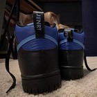Nike Men   s Blue black Colorblock Mid Top Lace-up Athletic Sneaker Custom Jeanry