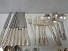 Vintage Rogers   Bro Paisley Pattern Silverplate Flatware 47 Pieces