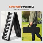 88 Key Folding Keyboard Piano Portable Foldable Bluetooth Midi With Stand