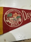 Vintage 1940s Daytona Motorcycle Race Pennant