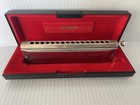 M Hohner Super 64 Chromonica Harmonica W  Original Case Made In Germany