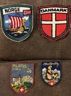 Lot Of 14 Vintage European Embroidered Patches Sew On Travel Souvenir