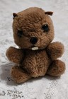  Vtg 1978 R Dakin Beaver Plush 4    Beanbag Stuffed Toy Rare Body Tags 