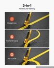 Vevor Striping Line Painting Wand Marking Paint Wand With 4  Heavy-duty 2 Wheels