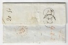 Gb Qv Red Paid At Birmingham 1831 Hand Stamp Lots Of Postal History Markings